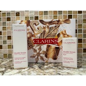 Clarins Double Serum Face & Eye Anti-Aging Set (2-Piece)